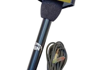 Brand Boom mic Journalist mic New repotting mic 11 inch Black Triangle Flag Mobile Support 3.5 mm