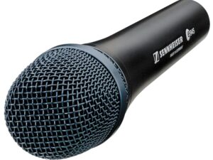 Sennheiser Professional Audio Sennheiser E945 Dynamic Supercardioid Vocal XLR Microphone | 100% Smooth Response|1 MZQ 800 microphone clip | Ideal for Conferences, Live Singing & Professionals | Black