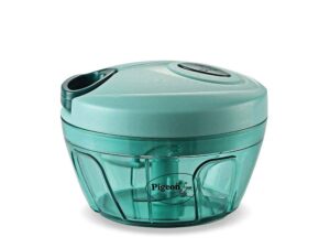 Mini Handy and Compact Chopper with 3 Blades for Effortlessly Chopping Vegetables and Fruits for Your Kitchen (12420, Green, 400 ml)