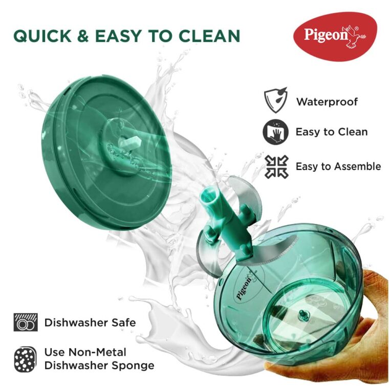 Mini Handy and Compact Chopper with 3 Blades for Effortlessly Chopping Vegetables and Fruits for Your Kitchen (12420, Green, 400 ml)