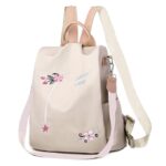 New Flower Embroidered Artistic National Style Oxford Small Capacity Women's Bag Generation Backpack
