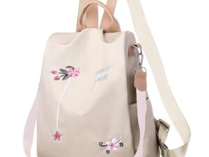 New Flower Embroidered Artistic National Style Oxford Small Capacity Women's Bag Generation Backpack