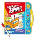 Intelligence Book Sound Book for Children, English Letters & Words Learning Book, Phonetic Learning Book, Fun Educational Toys. Numbers, Shapes Learning Book for Kids - Multicolor