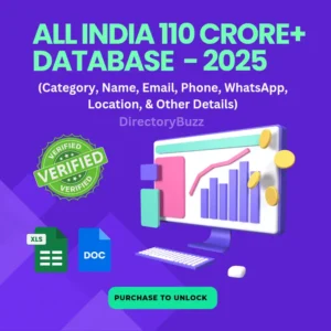 Pan India 110 cr. Data